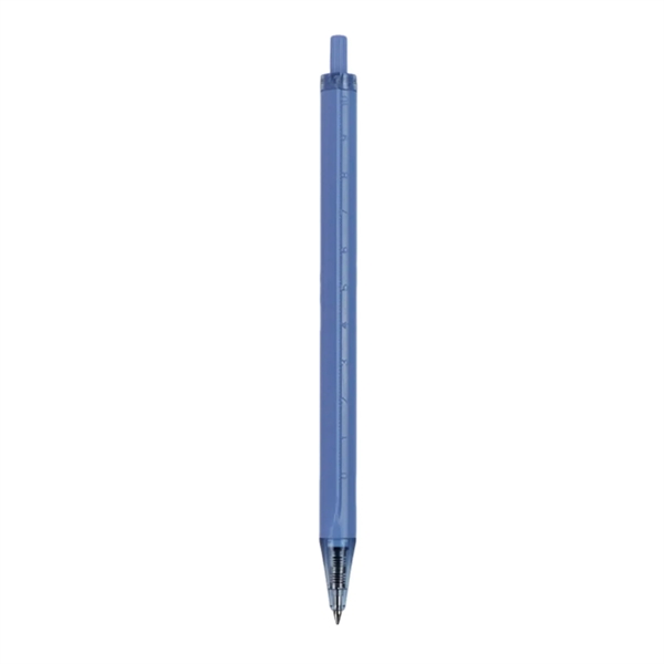 Click Action Ballpoint Pen with Ruler - Click Action Ballpoint Pen with Ruler - Image 2 of 5