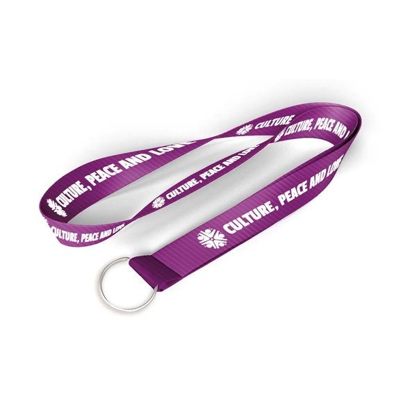 5/8 inch Nylon Lanyard - 5/8 inch Nylon Lanyard - Image 0 of 2