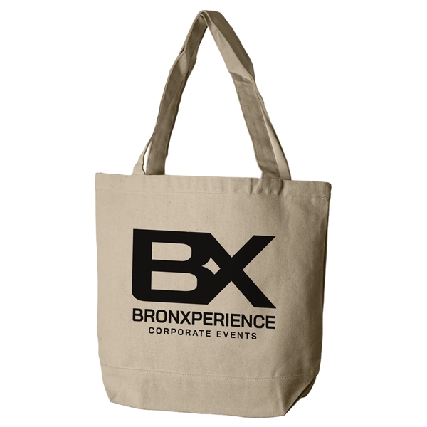 The Canvas Charm Tote with Accent Trim and Color Handles - The Canvas Charm Tote with Accent Trim and Color Handles - Image 0 of 2