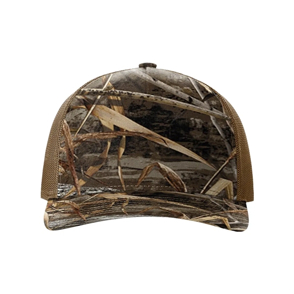 Richardson Five-Panel Printed Trucker Cap - Richardson Five-Panel Printed Trucker Cap - Image 61 of 72