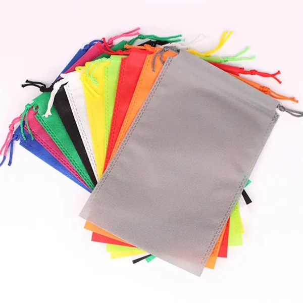 5"x4" Non-Woven Drawstring Pouch - 5"x4" Non-Woven Drawstring Pouch - Image 1 of 2