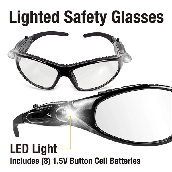 Lighted safety glasses - Lighted safety glasses - Image 1 of 3