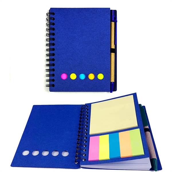 Full Color Note Caddy &  Pen Set - Full Color Note Caddy &  Pen Set - Image 3 of 5