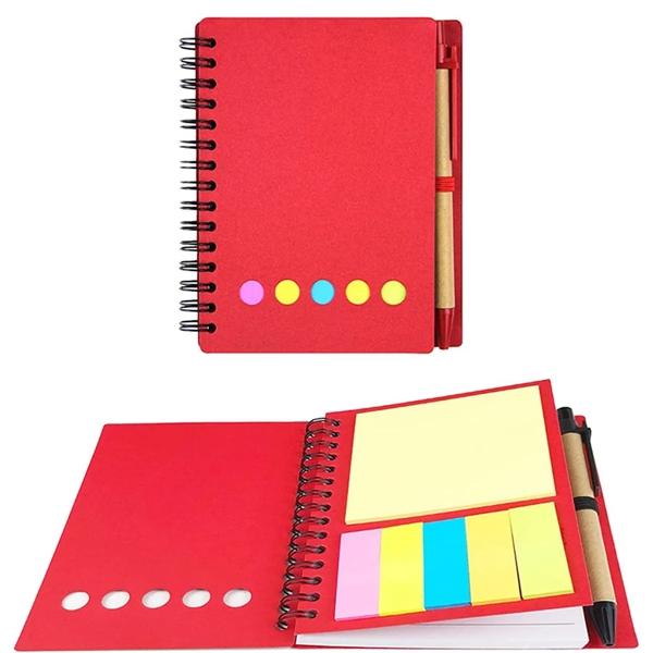 Full Color Note Caddy &  Pen Set - Full Color Note Caddy &  Pen Set - Image 4 of 5