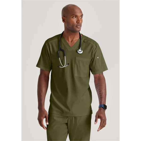 Barco Grey's Anatomy Men's V-Neck Murphy Top - Barco Grey's Anatomy Men's V-Neck Murphy Top - Image 4 of 12