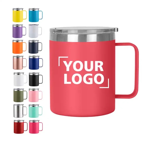 16Oz Stainless Steel Vacuum Insulated Mug - 16Oz Stainless Steel Vacuum Insulated Mug - Image 0 of 1