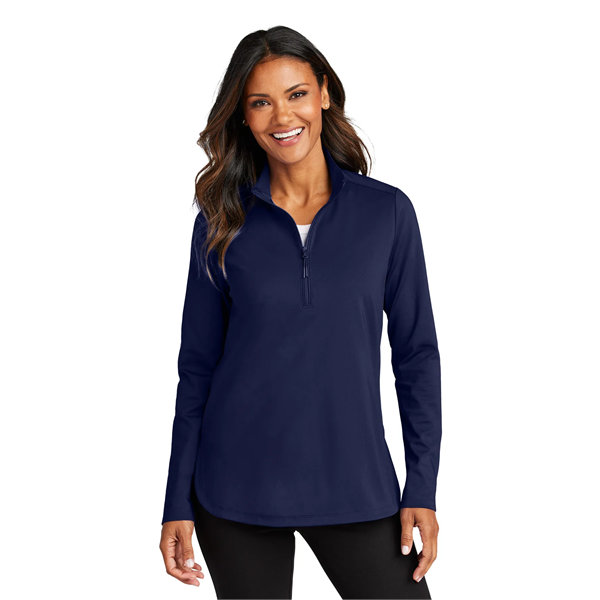 Port Authority Women's C-FREE Double Knit 1/4-Zip - Port Authority Women's C-FREE Double Knit 1/4-Zip - Image 2 of 29