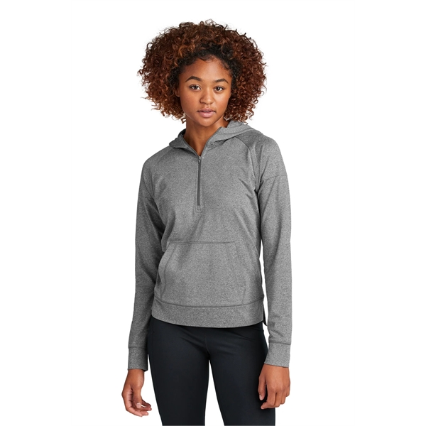 Sport-Tek Women's Sport-Wick Stretch 1/2-Zip Hoodie - Sport-Tek Women's Sport-Wick Stretch 1/2-Zip Hoodie - Image 10 of 24