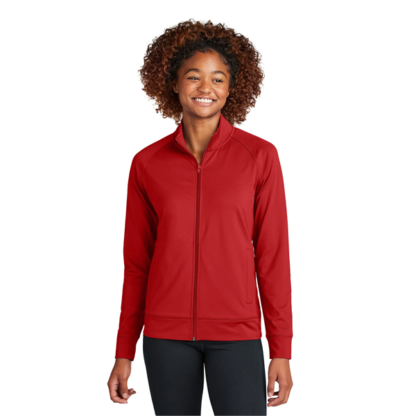 Sport-Tek Women's Sport-Wick Stretch Full-Zip Cadet Jacket - Sport-Tek Women's Sport-Wick Stretch Full-Zip Cadet Jacket - Image 13 of 29
