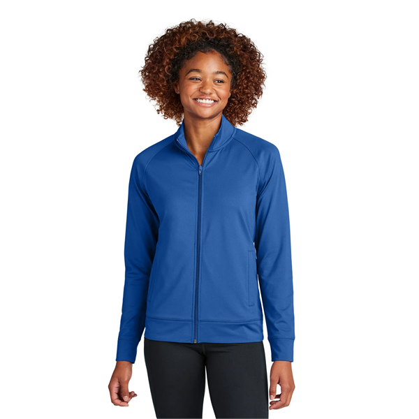 Sport-Tek Women's Sport-Wick Stretch Full-Zip Cadet Jacket - Sport-Tek Women's Sport-Wick Stretch Full-Zip Cadet Jacket - Image 23 of 29