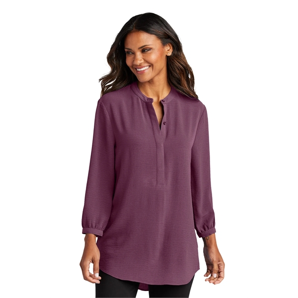 Port Authority Women's 3/4-Sleeve Textured Crepe Tunic - Port Authority Women's 3/4-Sleeve Textured Crepe Tunic - Image 0 of 19