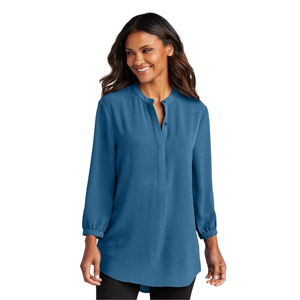 Port Authority Women's 3/4-Sleeve Textured Crepe Tunic - Port Authority Women's 3/4-Sleeve Textured Crepe Tunic - Image 1 of 19