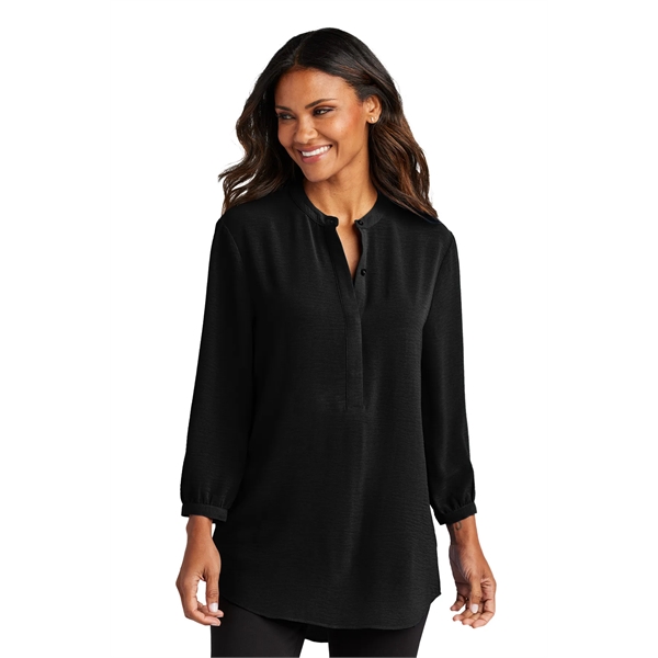 Port Authority Women's 3/4-Sleeve Textured Crepe Tunic - Port Authority Women's 3/4-Sleeve Textured Crepe Tunic - Image 2 of 19