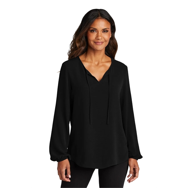 Port Authority Women's Textured Crepe Blouse - Port Authority Women's Textured Crepe Blouse - Image 1 of 14