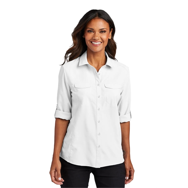 Port Authority Women's Long Sleeve UV Daybreak Shirt - Port Authority Women's Long Sleeve UV Daybreak Shirt - Image 4 of 24