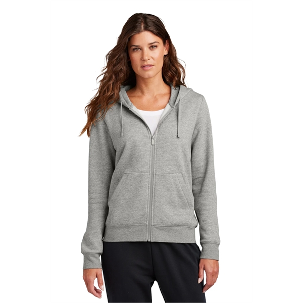 Nike Women's Club Fleece Sleeve Swoosh Full-Zip Hoodie - Nike Women's Club Fleece Sleeve Swoosh Full-Zip Hoodie - Image 1 of 28