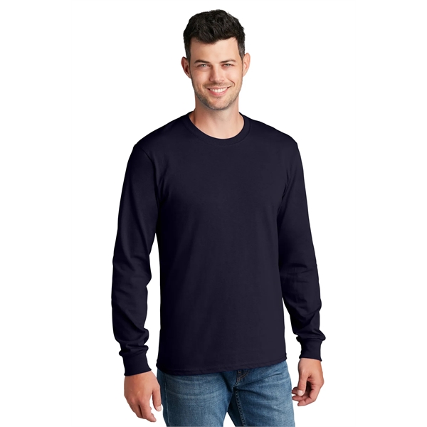 Port & Company - Long Sleeve Core Cotton Tee. - Port & Company - Long Sleeve Core Cotton Tee. - Image 107 of 119