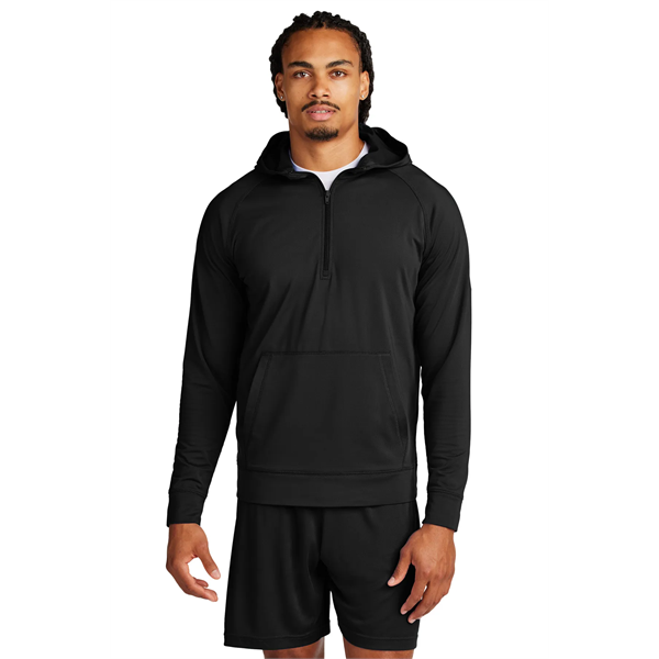 Sport-Tek Sport-Wick Stretch 1/2-Zip Hoodie - Sport-Tek Sport-Wick Stretch 1/2-Zip Hoodie - Image 0 of 23