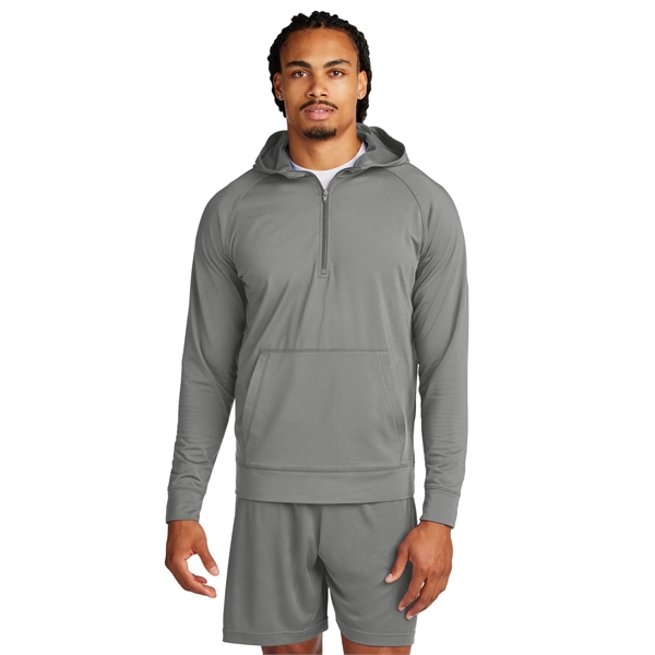 Sport-Tek Sport-Wick Stretch 1/2-Zip Hoodie - Sport-Tek Sport-Wick Stretch 1/2-Zip Hoodie - Image 4 of 23
