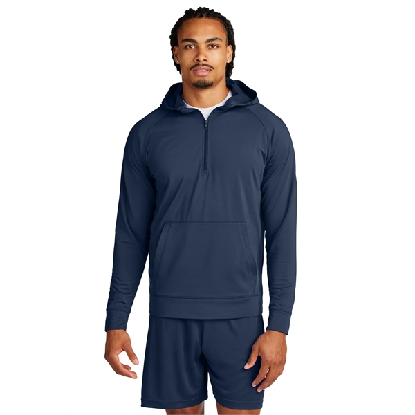 Sport-Tek Sport-Wick Stretch 1/2-Zip Hoodie - Sport-Tek Sport-Wick Stretch 1/2-Zip Hoodie - Image 14 of 23
