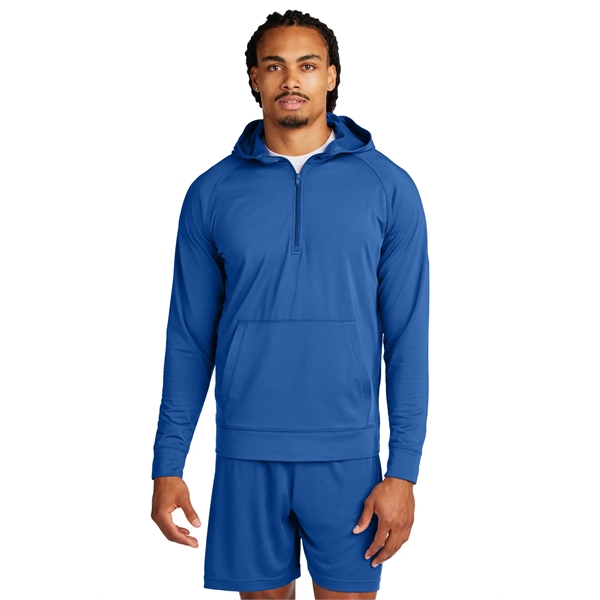 Sport-Tek Sport-Wick Stretch 1/2-Zip Hoodie - Sport-Tek Sport-Wick Stretch 1/2-Zip Hoodie - Image 18 of 23