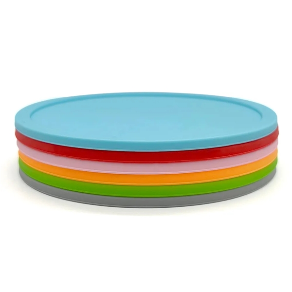 Round Silicone Coasters - Round Silicone Coasters - Image 2 of 3