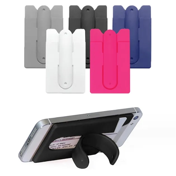 Phone Card Holder Wallet With Stand - Phone Card Holder Wallet With Stand - Image 0 of 3