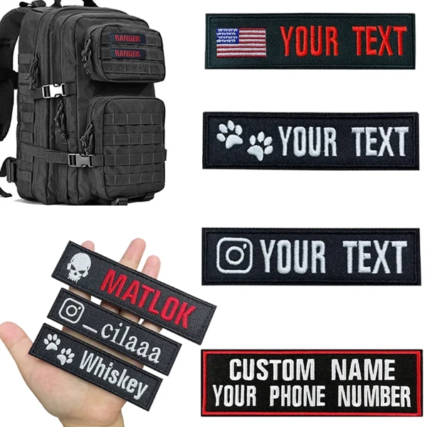 3" x 1" Custom Embroidered Patch - 3" x 1" Custom Embroidered Patch - Image 0 of 2