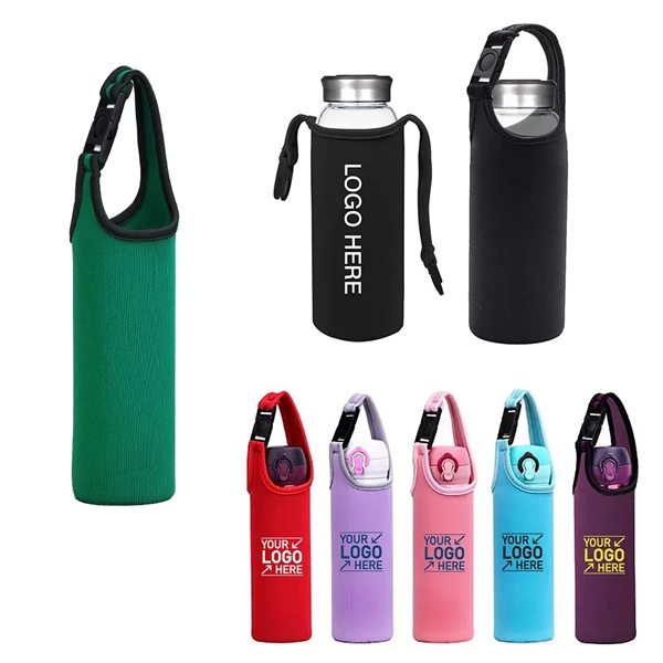 Neoprene Water Bottle Tumbler Cooler Sleeve - Neoprene Water Bottle Tumbler Cooler Sleeve - Image 1 of 7