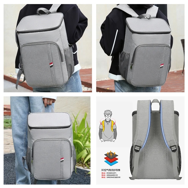 Insulated Picnic Cooler Backpack - Insulated Picnic Cooler Backpack - Image 3 of 4