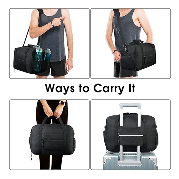 Sports Gym Duffel  Bag with Wet Pocket & Shoes Compartment - Sports Gym Duffel  Bag with Wet Pocket & Shoes Compartment - Image 2 of 3