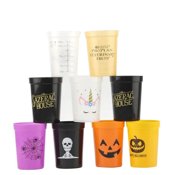8oz Plastic Reusable Party Stadium Cup - 8oz Plastic Reusable Party Stadium Cup - Image 0 of 1