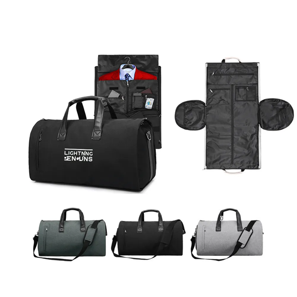 2 In 1 Convertible Garment Bag With Shoulder Strap - 2 In 1 Convertible Garment Bag With Shoulder Strap - Image 0 of 2