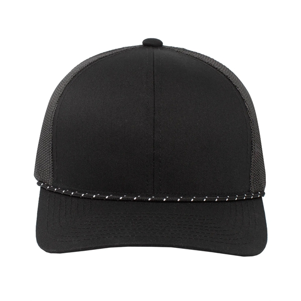 Pacific Headwear Trucker Snapback Braid Cap - Pacific Headwear Trucker Snapback Braid Cap - Image 3 of 70