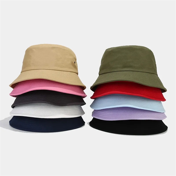 Unisex Washed Cotton Bucket Hat - Unisex Washed Cotton Bucket Hat - Image 1 of 2