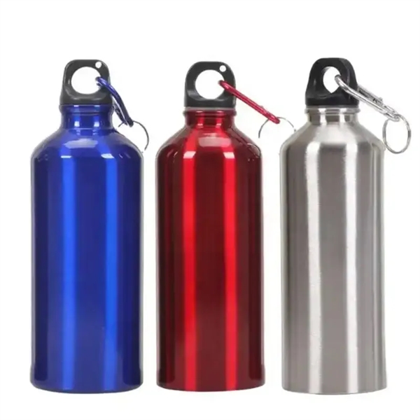 25 Oz. Aluminum Water Bottle w/Carabiner - 25 Oz. Aluminum Water Bottle w/Carabiner - Image 1 of 3