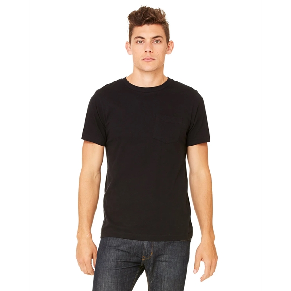 Bella + Canvas Men's Jersey Short-Sleeve Pocket T-Shirt - Bella + Canvas Men's Jersey Short-Sleeve Pocket T-Shirt - Image 6 of 63