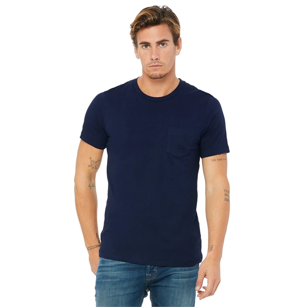 Bella + Canvas Men's Jersey Short-Sleeve Pocket T-Shirt - Bella + Canvas Men's Jersey Short-Sleeve Pocket T-Shirt - Image 21 of 96