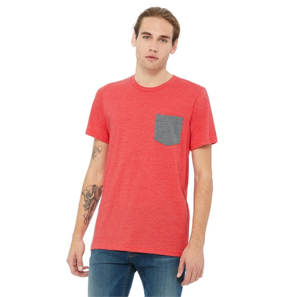 Bella + Canvas Men's Jersey Short-Sleeve Pocket T-Shirt - Bella + Canvas Men's Jersey Short-Sleeve Pocket T-Shirt - Image 69 of 96