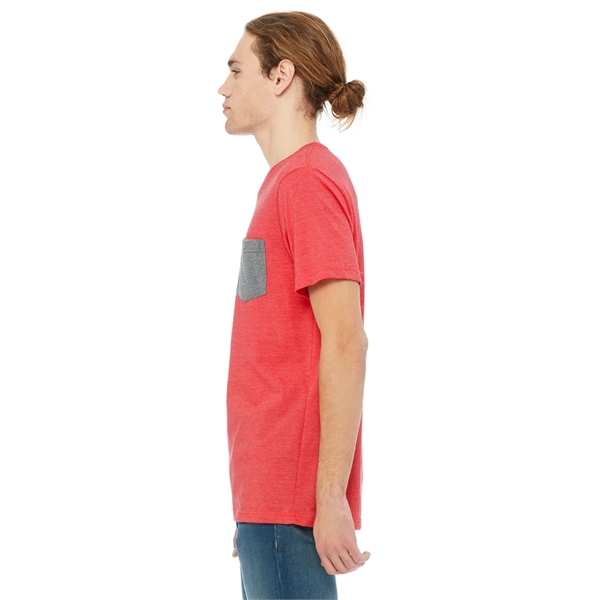 Bella + Canvas Men's Jersey Short-Sleeve Pocket T-Shirt - Bella + Canvas Men's Jersey Short-Sleeve Pocket T-Shirt - Image 38 of 63