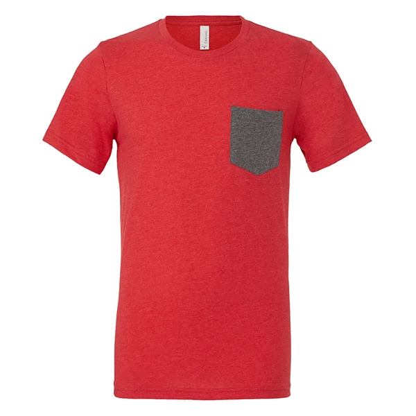 Bella + Canvas Men's Jersey Short-Sleeve Pocket T-Shirt - Bella + Canvas Men's Jersey Short-Sleeve Pocket T-Shirt - Image 61 of 63