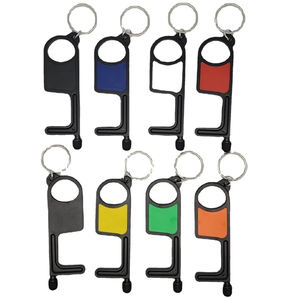 No-Touch Tool with Key Ring and Stylus - No-Touch Tool with Key Ring and Stylus - Image 0 of 4