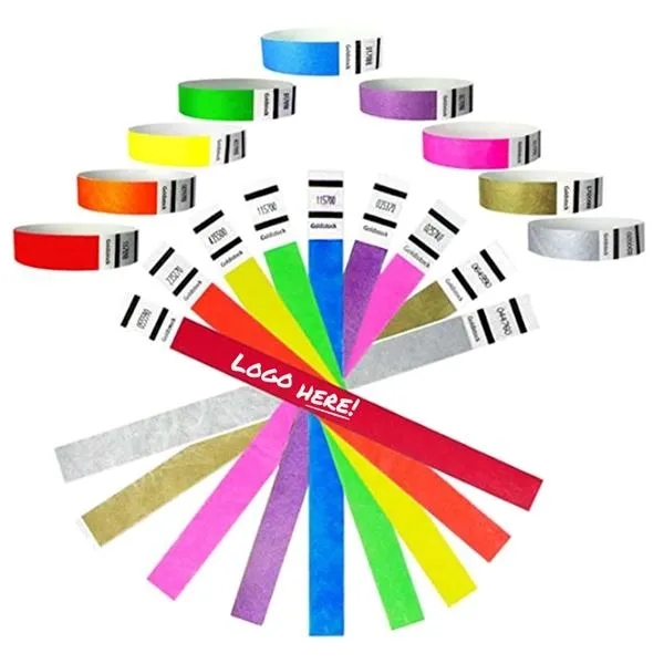 Disposable Paper Wristbands for Events - Disposable Paper Wristbands for Events - Image 1 of 3