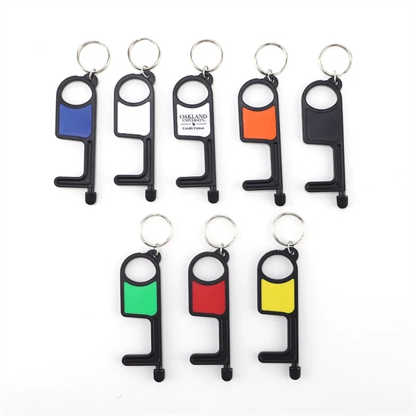 No-Touch Tool with Key Ring and Stylus - No-Touch Tool with Key Ring and Stylus - Image 1 of 4