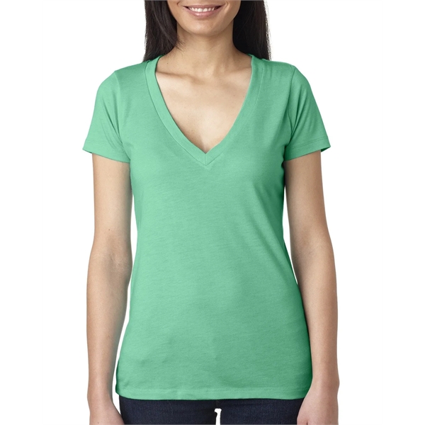 Next Level Apparel Ladies' Triblend Deep V