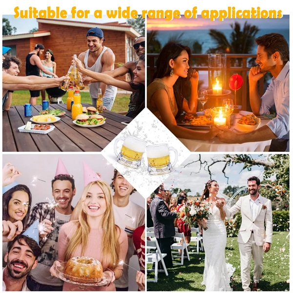 2oz Glass beer mug with small handle - 2oz Glass beer mug with small handle - Image 8 of 10