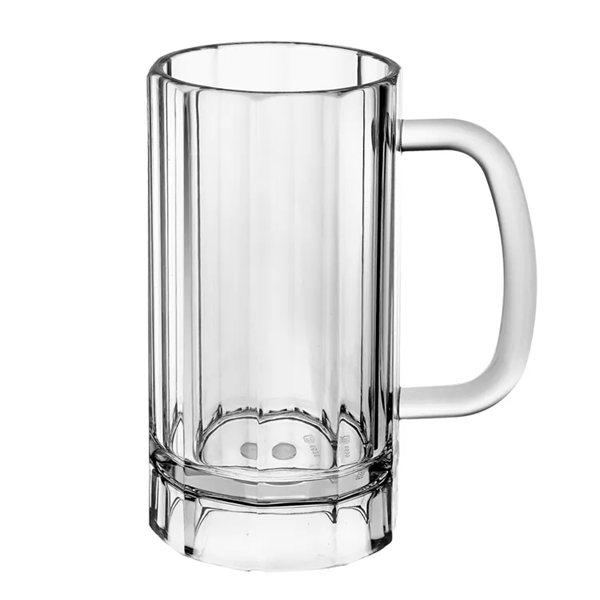 Beer Acrylic Clear Plastic Cup With Handle - Beer Acrylic Clear Plastic Cup With Handle - Image 1 of 7