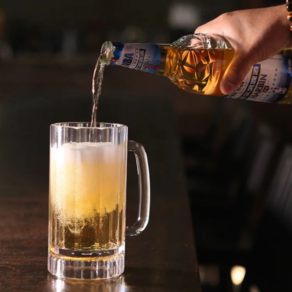 Beer Acrylic Clear Plastic Cup With Handle - Beer Acrylic Clear Plastic Cup With Handle - Image 6 of 7