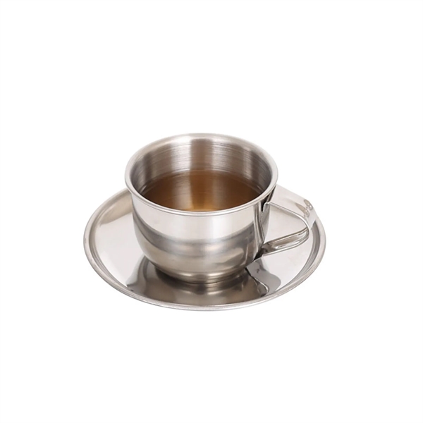 Stainless Steel Coffee Cup - Stainless Steel Coffee Cup - Image 1 of 3