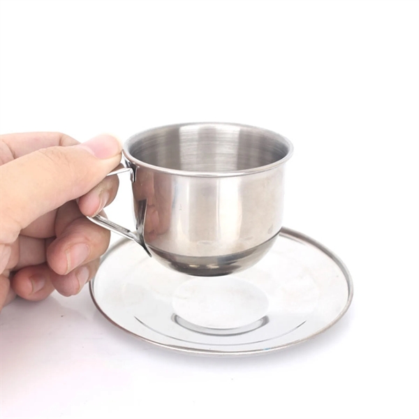 Stainless Steel Coffee Cup - Stainless Steel Coffee Cup - Image 2 of 3